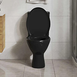 Avis vidaXL Fermeture Douce Noir