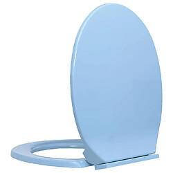 Avis vidaXL Bleu Ovale