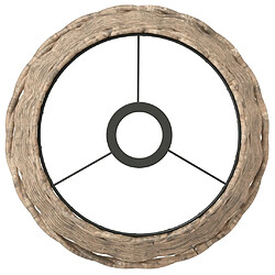 Avis vidaXL Abat-jour plafond - Marron Osier
