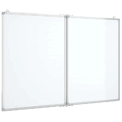 vidaXL Tableau blanc pliable