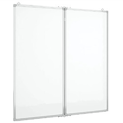 VidaXL Tableau pliable - Blanc 100x100 cm