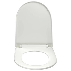 Acheter vidaXL Abattant WC Fermeture Douce Blanche