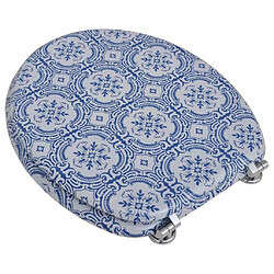 Helloshop26 Abattant de WC avec couvercle design porcelaine 02_0002887