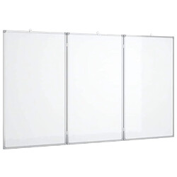 VIDAXL Tableau Blanc Magnétique Pliable