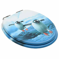 Avis vidaXL Sièges WC Pingouins - Lot de 2