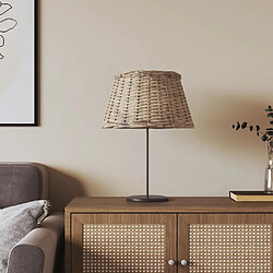 VidaXL Abat-jour Osier Marron