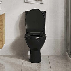 Avis VidaXL Abattant WC Libération rapide - Noir