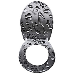 Helloshop26 Abattant WC soft-close Duroplast déco