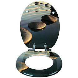 Helloshop26 Abattant WC MDF stones grey