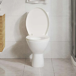 Avis vidaXL Siège de Toilette Libération Rapide - Blanc