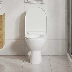 Avis vidaXL Abattant WC Fermeture Douce Blanche