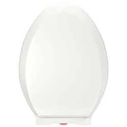 Acheter vidaXL Siège de Toilette Fermeture Douce - Blanc