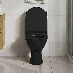 Avis vidaXL Abattant WC Noir - Fermeture douce