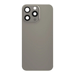 AVIZAR Vitre Arrière pour iPhone 15 Pro Max - Gris