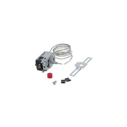 Whirlpool Thermostat universel réfrigérateur Thermostat pour réfrigérateur 1 porte dégivrage - Commutation -8 à -22°C - Capillaire 1300 mm - Connecteur AMP 6,3 mm - Compatible Whirlpool, Ignis, Radiola, Laden, Bauknecht