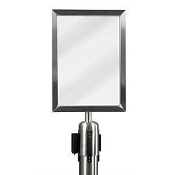 Securit75 Porte-affiches pour poteau rétractable