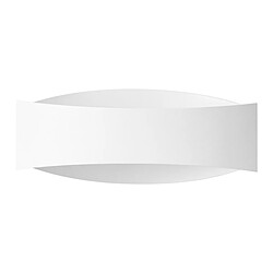 SOLLUX Toni Applique murale moderne - Acier blanc - G9 - 12 cm