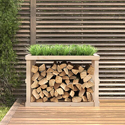 Avis VidaXL Porte-bûches Bois de Pin