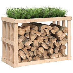 Acheter VidaXL Porte-bûches Bois de Pin