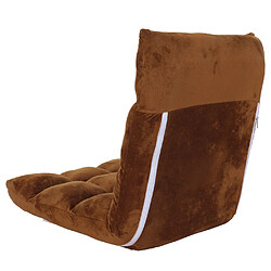 Acheter Mendler Fauteuil relax velours - Brun