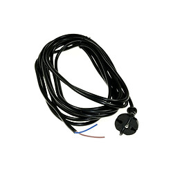 Cordon d’alimentation pour aspirateur traîneau Câble secteur pour aspirateur traîneau - fiche Schuko mâle - 2 x 0,75 mm² - embouts dénudés - compatible Electrolux D728 et autres marques