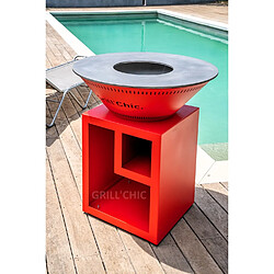 Avis Grill' Chic Grill Chic Classique Ø103 cm Alu Rouge