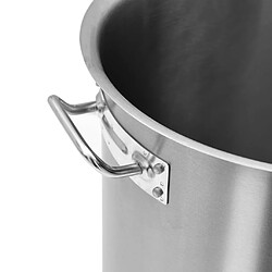 Acheter vidaXL Marmite 58 L 50x30 cm Acier inoxydable