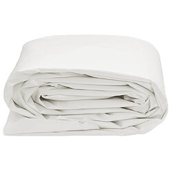Avis vidaXL Bâche Blanc - 4x5 m 600 g/m²