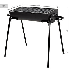 Acheter Barbecue Portable Aktive Métal Acier inoxydable 91 x 71 x 33 cm