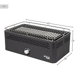 Acheter Barbecue Charbon de Bois sans Fumée Portable Aktive Acier inoxydable Fer 45 x 19 x 28 cm