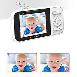 Acheter Babyphone Camera Avec Écran LCD 2.8 Pouces Vision Nocturne Et Surveillance Température - Noir - Yonis
