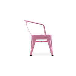 Acheter ICONIK INTERIOR Chaise enfant avec accoudoirs - Chaise enfant design industriel - Acier - Stylix Jaune