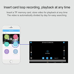 Acheter Babyphone Camera Sans Fil 720P Vision Nocturne Détection Mouvement Audio Bidirectionnel YONIS