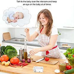 Babyphone Camera Vision Nocturne HD Écran 2.8 Pouces Alarme Température et Lullaby Noir YONIS pas cher