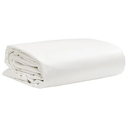 vidaXL Bâche blanche 4x6 m 600 g/m²