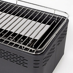Avis Barbecue Charbon de Bois sans Fumée Portable Aktive Acier inoxydable Fer 45 x 19 x 28 cm