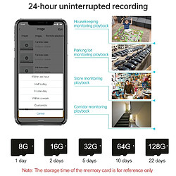 Babyphone Camera Sans Fil 720P Vision Nocturne Détection Mouvement Audio Bidirectionnel YONIS pas cher
