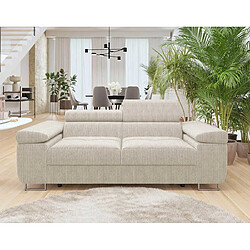 Bestmobilier Canapé droit Pablo - Beige