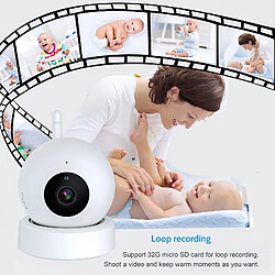 Babyphone Camera Vidéo Sans Fil 4.5 Pouces Vision Nocturne Sécurité Bébé Noir YONIS