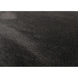 Mendler Fauteuil de sol N43 - Noir velours