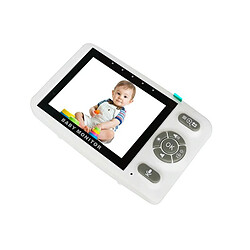 Babyphone Camera Sans Fil 3.5 Pouces Vision Nocturne Sécurité Audio Vidéo Noir YONIS