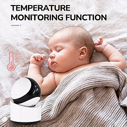 Babyphone Camera Écran 5 Pouces HD 720P Vision Nocturne Audio Bidirectionnel Noir YONIS