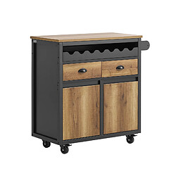 SoBuy FKW122-SCH Desserte de Cuisine