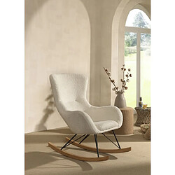 Vipack fauteuil à bascule - Blanc