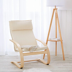 Homestyle4u Fauteuil relaxation - Beige