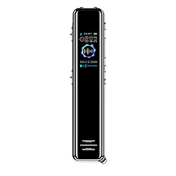 Dictaphone Écran Couleur HD 16GB Enregistrement Vocal Portable 20H Autonomie YONIS