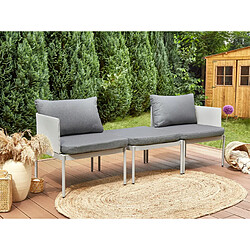 Beliani Set lounge jardin TERRACINA