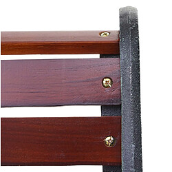 Acheter Mendler HWC-F98 - Banc de jardin 125 cm - Marron