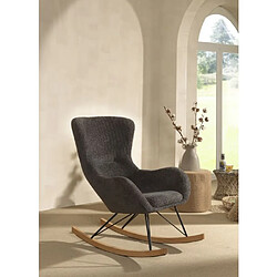 Vipack fauteuil à bascule Rocky - Gris