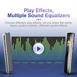 Dictaphone Écran Couleur HD 32GB Enregistreur Vocal Portable Haute Qualité YONIS